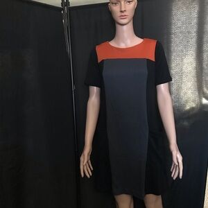 Woolworth’s women 60s style colorblock mini dress size10